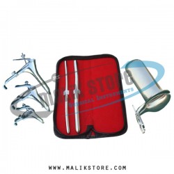 Hegar uterine dilator set 2pieces 7-8, 11-12, grave 3pcs, collin large